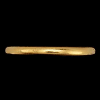 RINGAR, 2 st, varav en med odlad pärla, 1900-tal. Tot vikt 7 g.