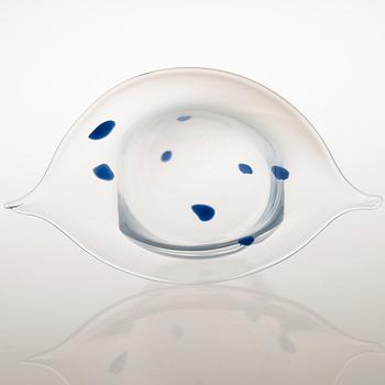 TIINA NORDSTRÖM, a 'Wind hat' art glass signed Tiina Nordström Iittala 1996.