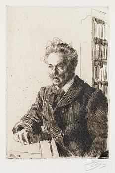 166. Anders Zorn, "August Strindberg".