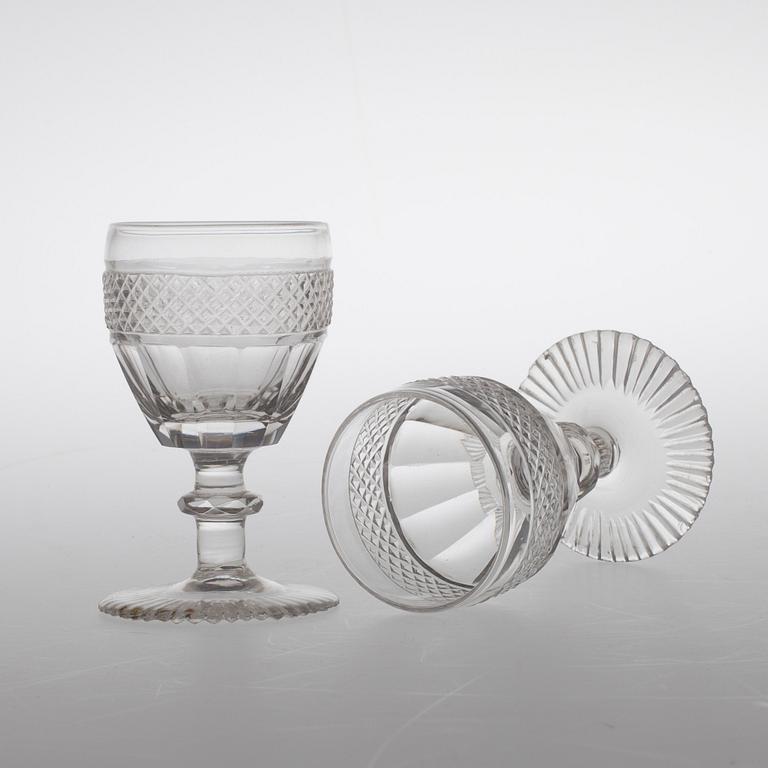 STARKVINSGLAS, 12 st, 1800-talets slut.