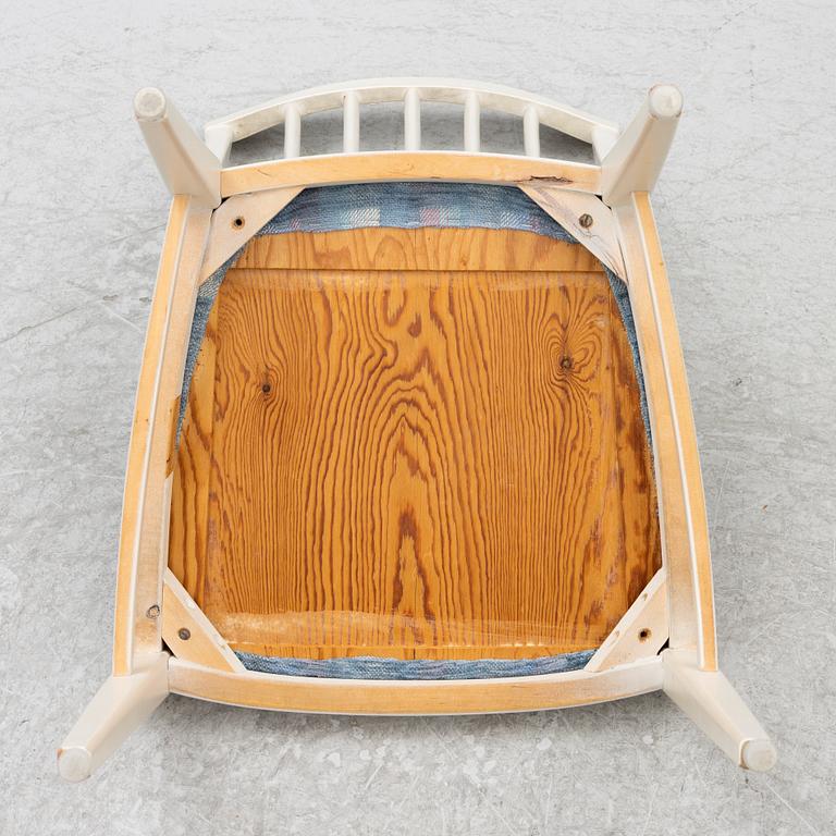 Carl Malmsten, dining group, 7 pieces, "Herrgården", Åfors, second half of the 20th century.