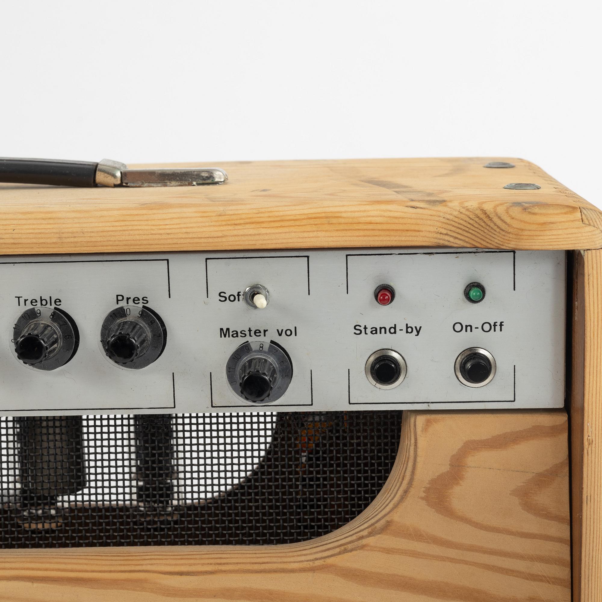 Roller, "Cuntroller 9", guitar amplifier, Sweden, 1980s.