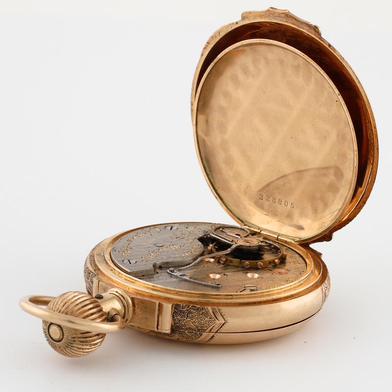 HAMILTON WATCH CO, pocket watch, savonette, 53,5 mm.