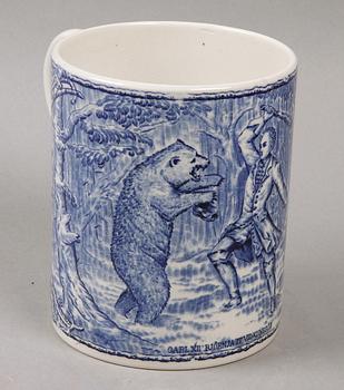 MUGG, flintgods, Rörstrand, omkring 1900.