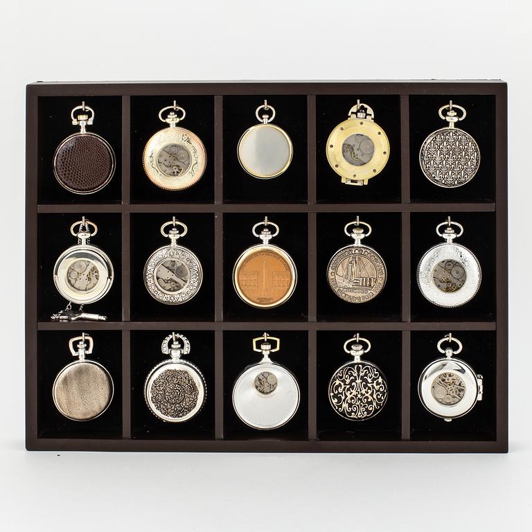 POCKET WATCHES, 15 pcs, "The Heritage Collection".