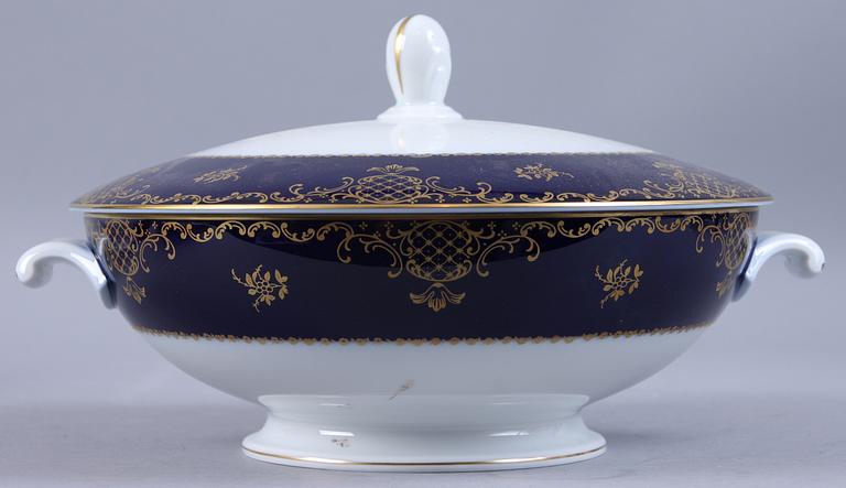 MATSERVIS, 54 delar, porslin, Rosenthal, 1900-talets mitt.