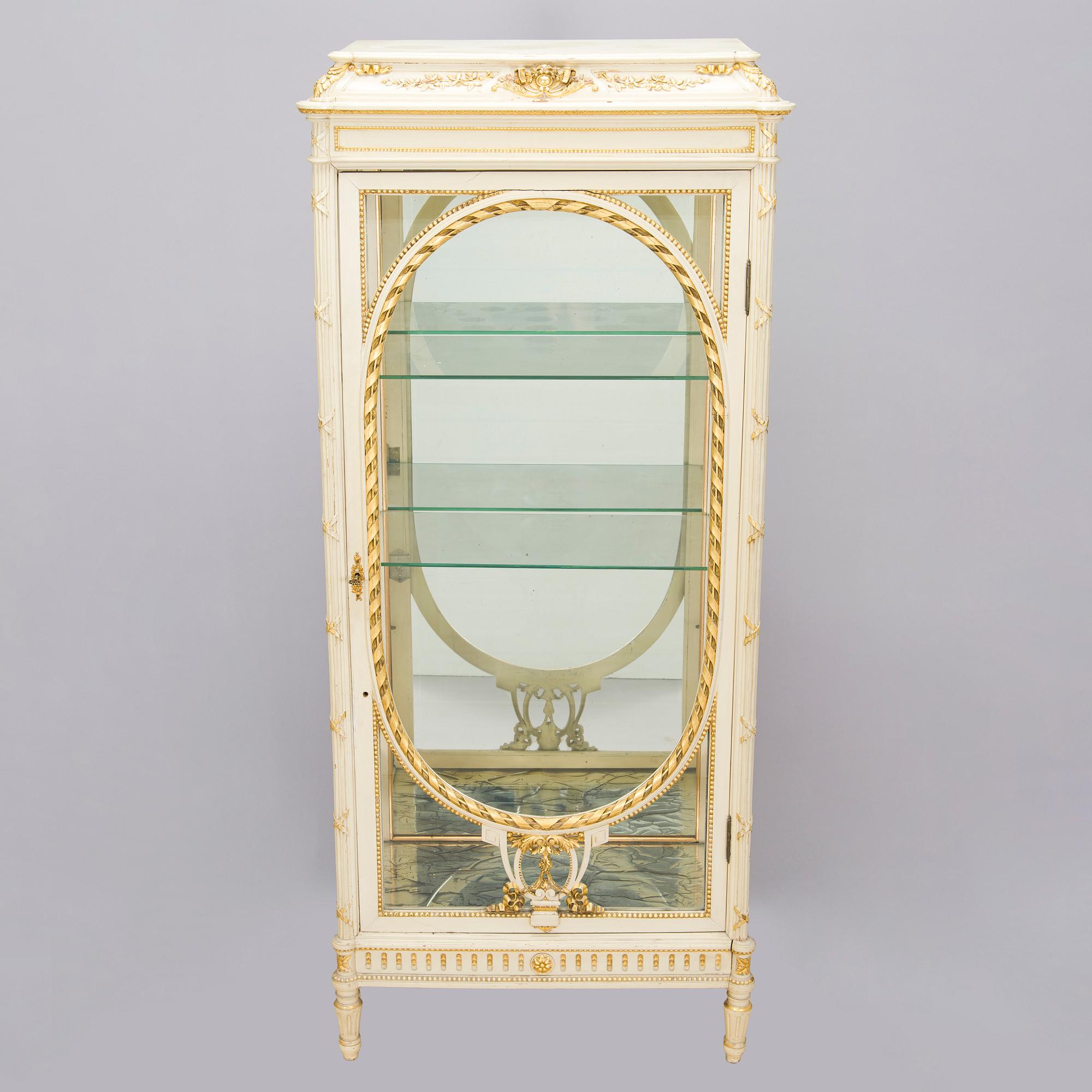 A late Gustavian style cabinet/display cabinet, early 20th century.