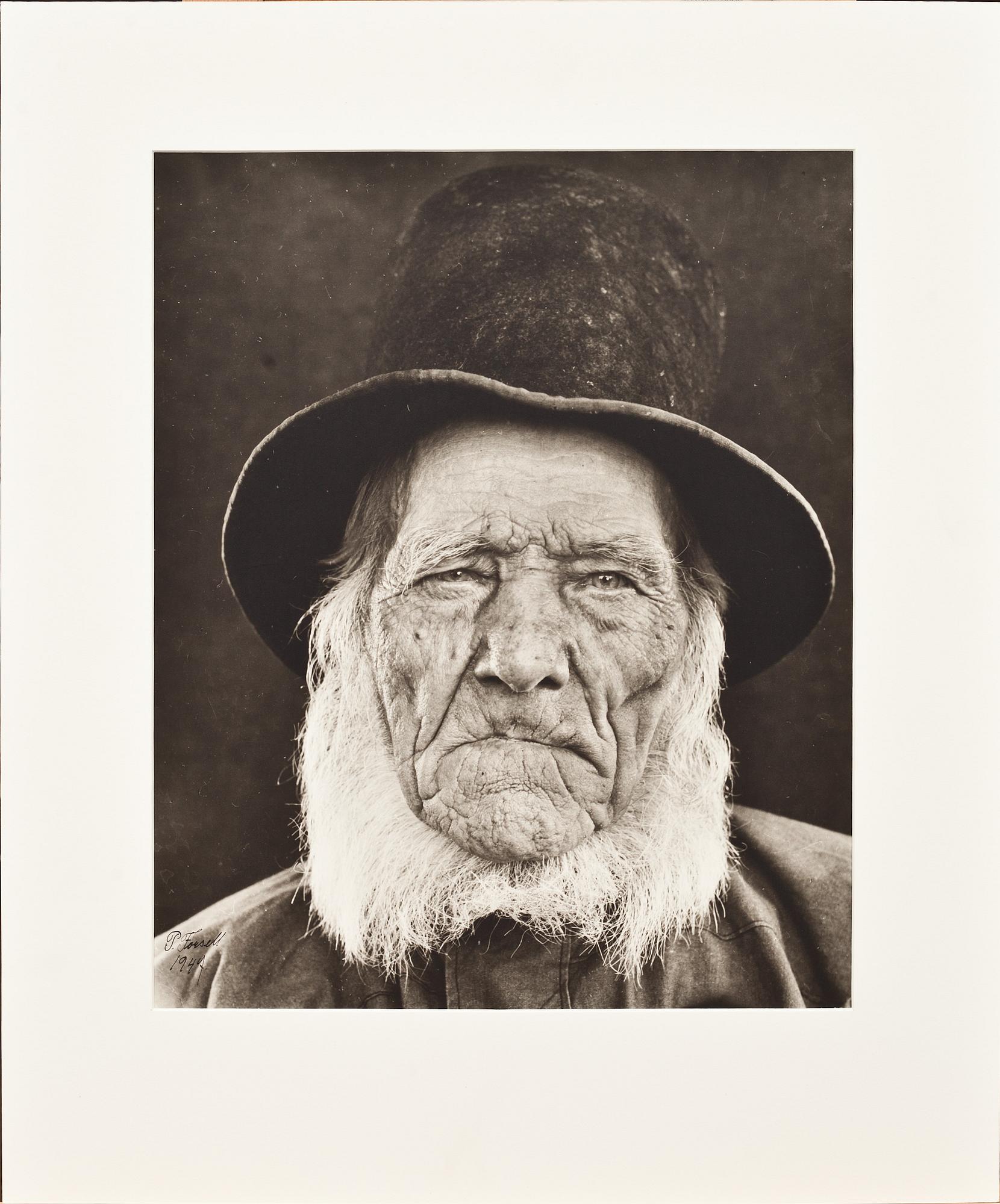 PER FORSELL, gelatinsilverfotografi, signerad  o daterad 1947.