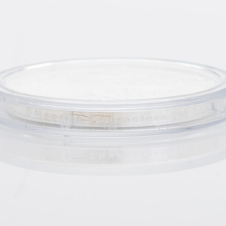 En samling minnesmedaljer, 12 st, sterling silver, Tove Jansson och Mumin, Rahapaja Oy, Finland 2004-2005.