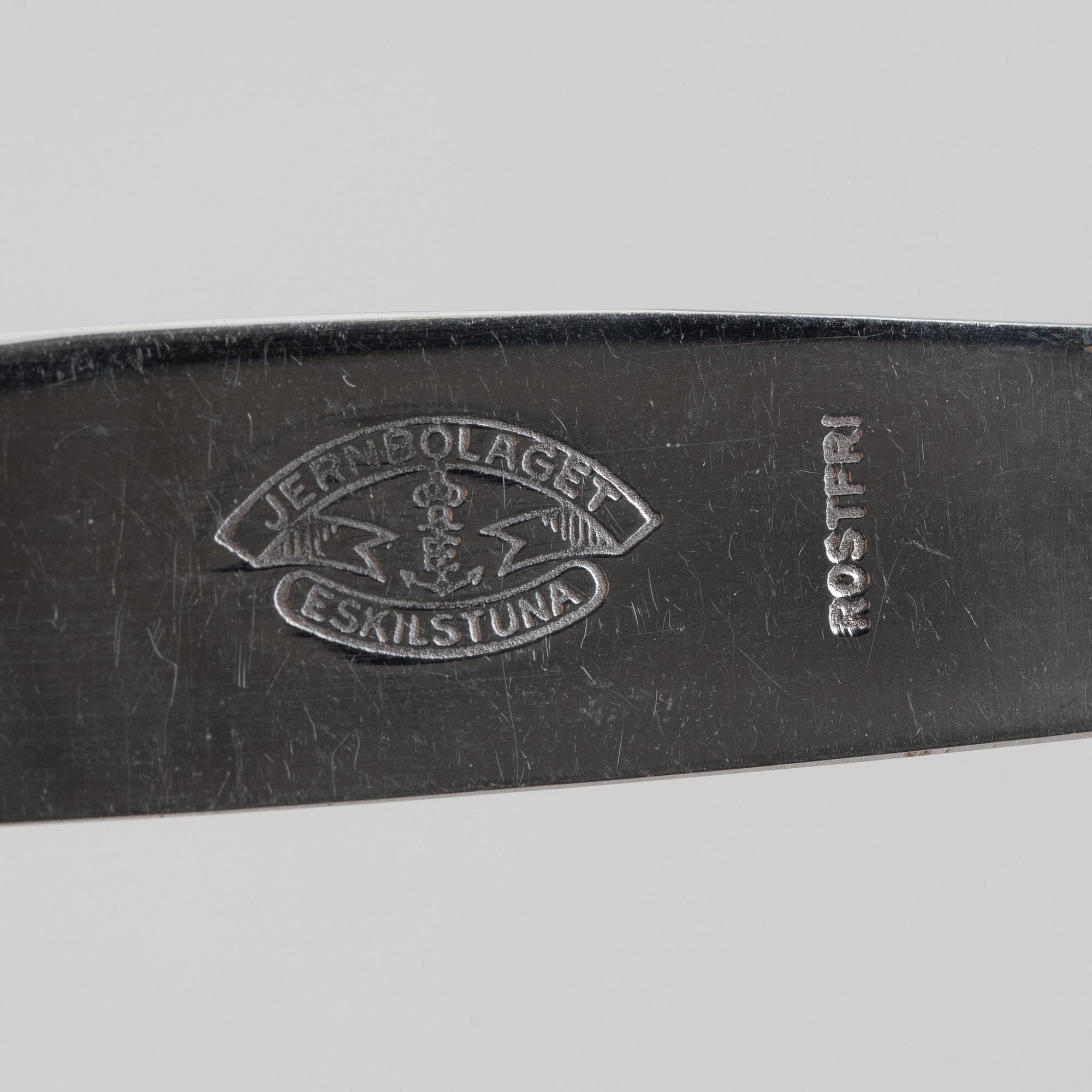 A 55-piece silver flat wear set, "Chippendale", MGAB, Uppsala, Sweden, 1936-58.