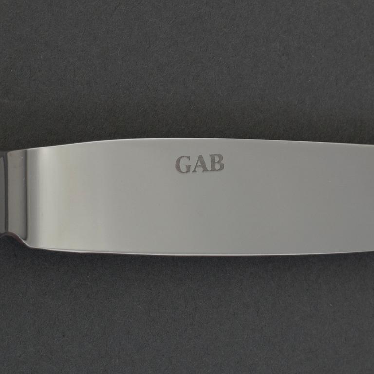 BESTICKSERVIS, 43 delar, silver, "Olga". GAB, 1900-tal.