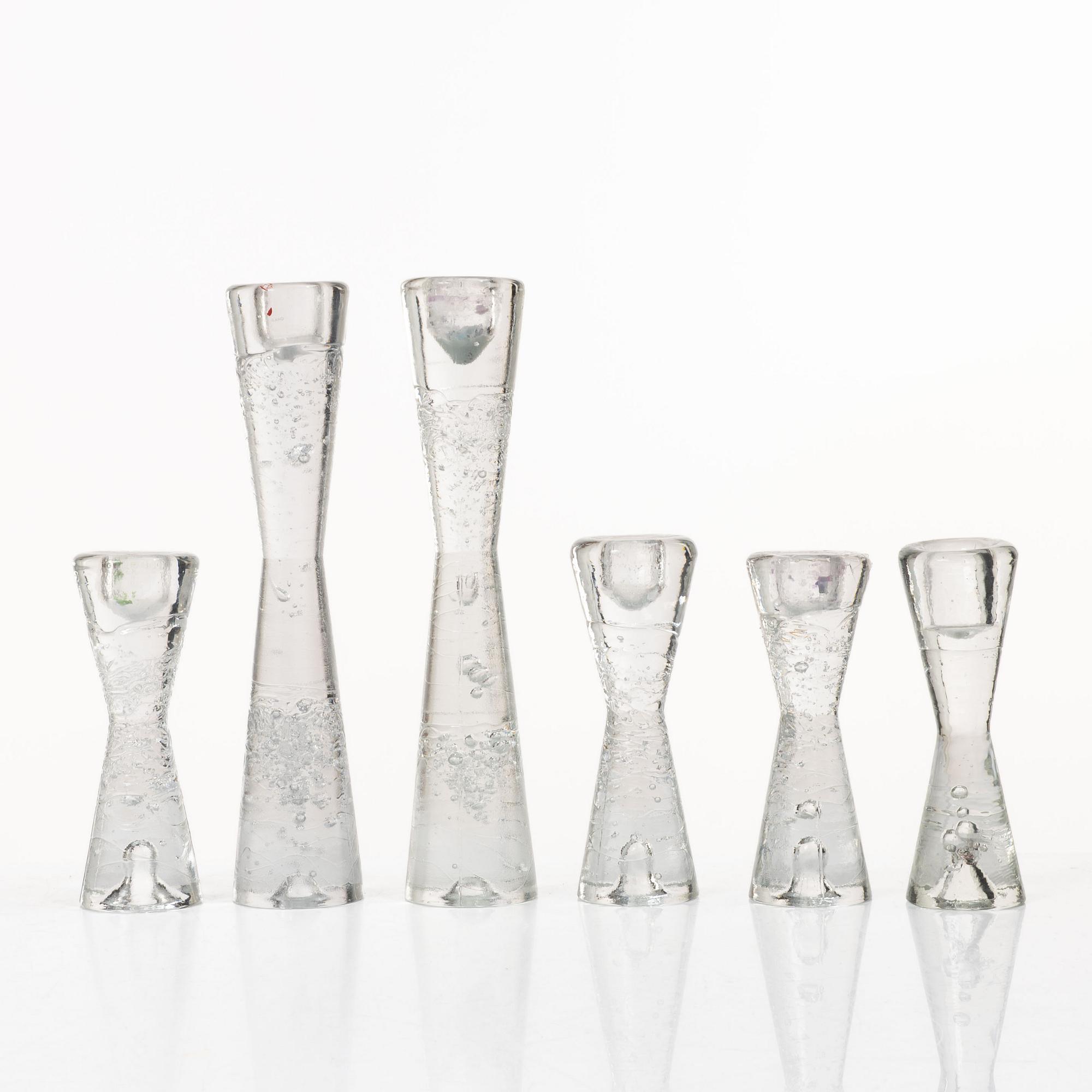 Timo Sarpaneva, A set of six candles, "Arkipelago", Iittala.