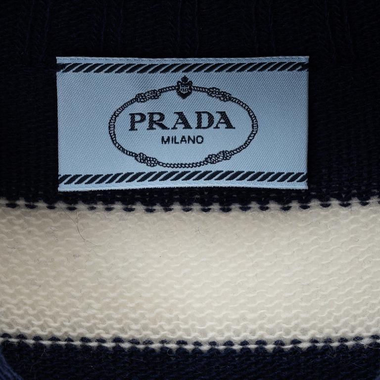 Prada, a wool/cashmere sweater, size 38.