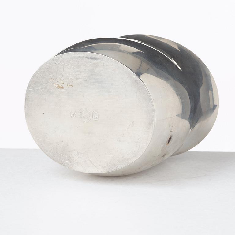 Firma Svenskt Tenn, a pewter lidded jar, Svenskt Tenn, Sweden 1956.