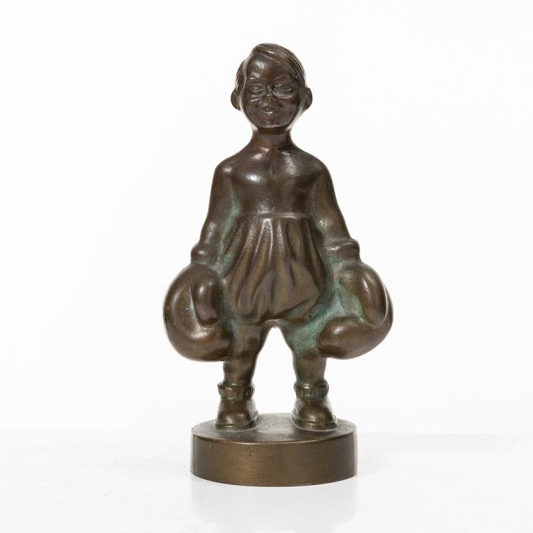 Hans Kongslev, figurin, brons, Tinos, Danmark.