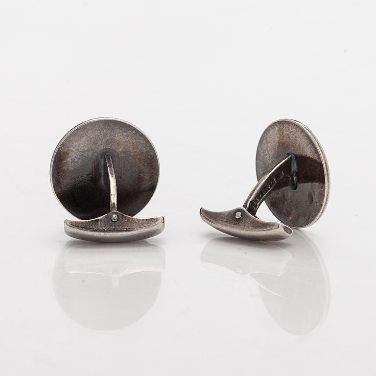 Kalevala Koru, cufflinks, 2 pairs, silver.