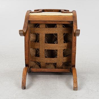 A pair of Karl-Johan stool, Sweden, first half of the 19th century.