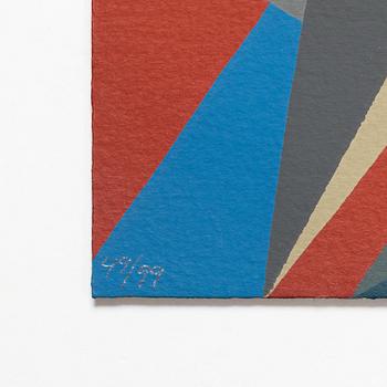 C Göran Karlsson, "Figurer", mapp med sex serigrafier.