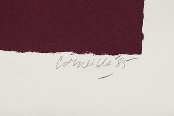 BEVERLOO CORNEILLE, färgserigrafi, signerad, numrerad XVII/L och daterad- 85.