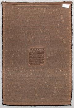 Aune Vuorinen-Peippo, A Finnish long pile Ryijy Rug, for Neovius. Circa 160 x 110 cm.