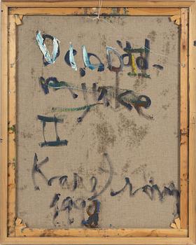 Mauritz Karström, oil on canvas, signed. Signed and dated 1999 verso.