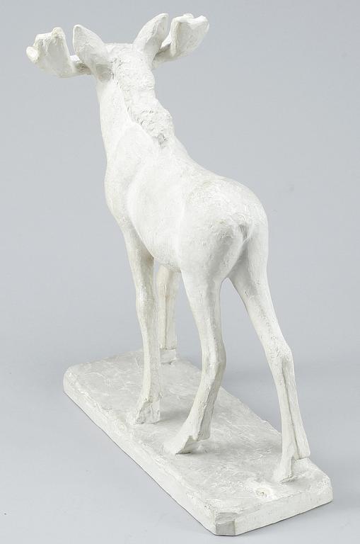 JUSSI MÄNTYNEN, skulptur, gips, signerad och daterad 1951.
