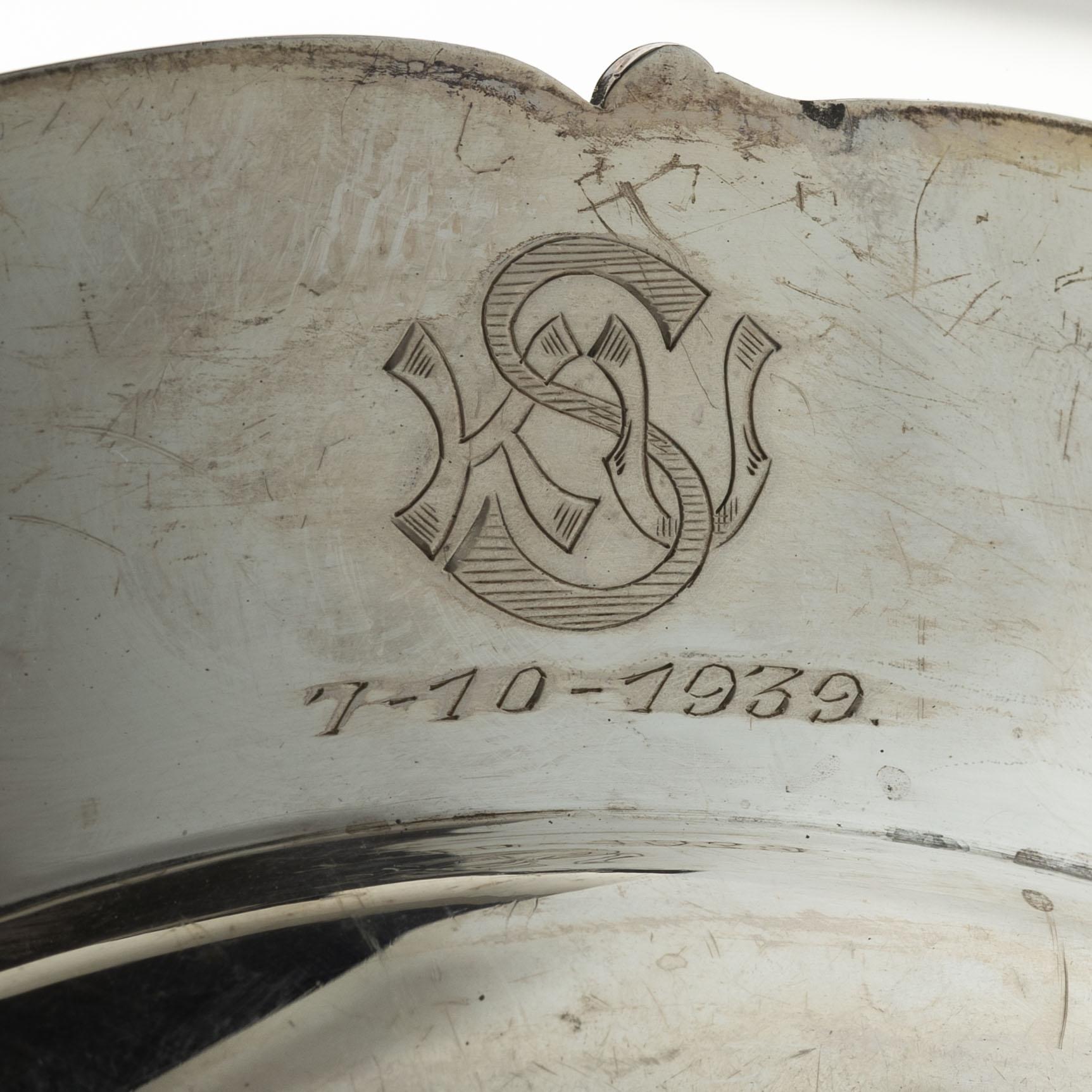 Fat, silver, Danmark 1938.