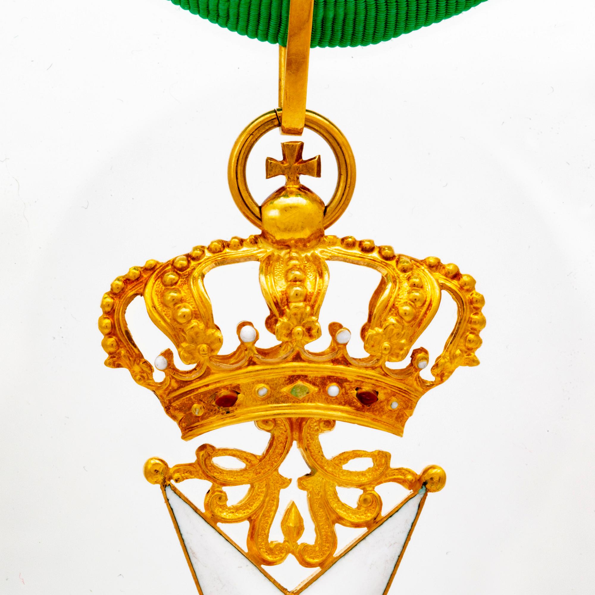 Vasaorden, enamel on gold 18K CF Carlman.