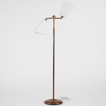 Bertil Brisborg, floor lamp, model "31874", Nordiska Kompaniet, 1940s-1950s.