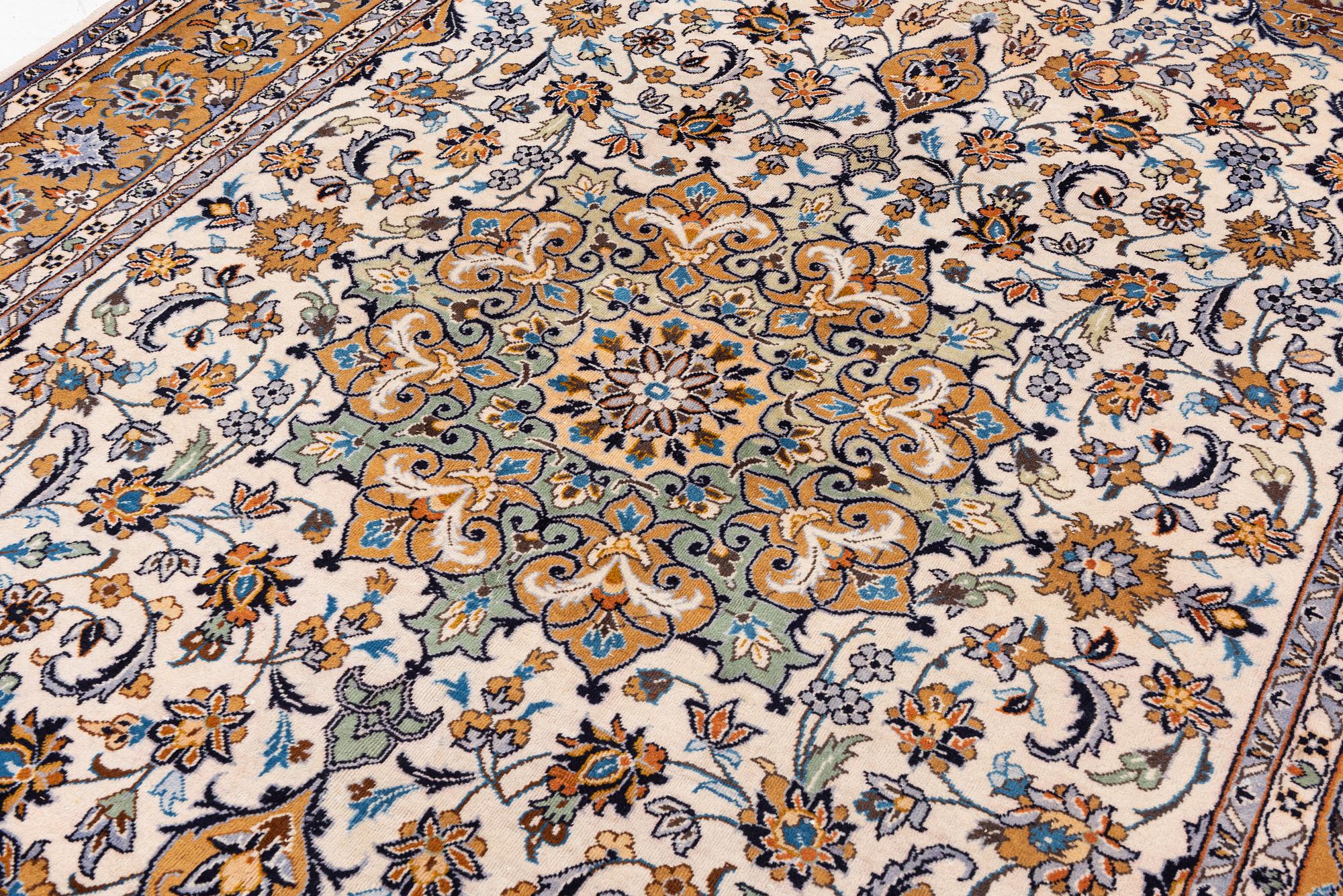 A Najafabad carpet, c. 350 x 237 cm.