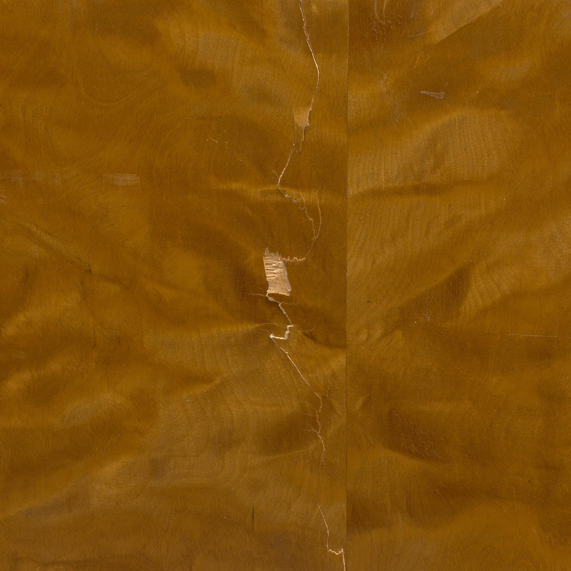 Otto Schulz, A Swedish Modern stained birch cabinet, probably Otto Schulz for Boet, 1930's.