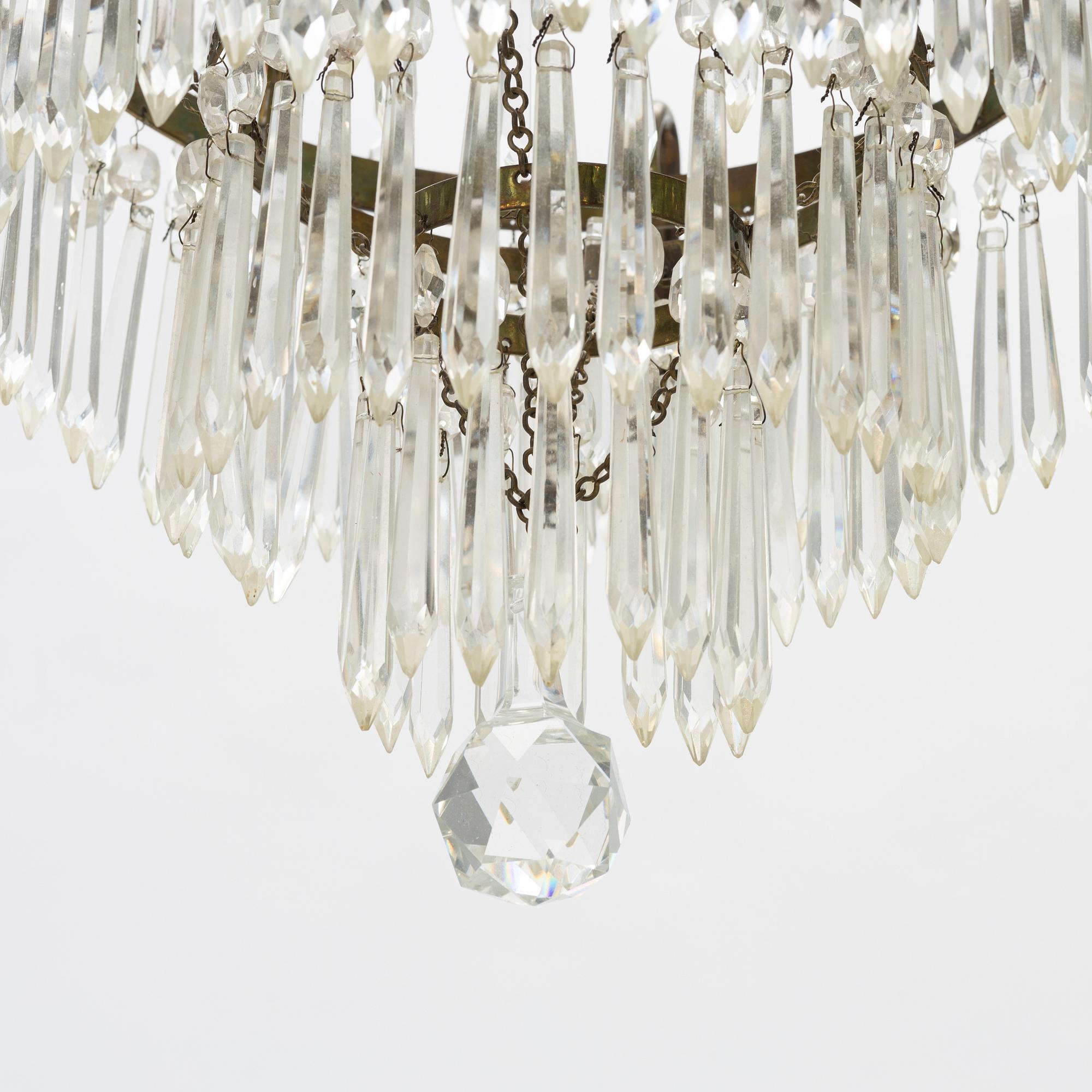 Ljuskrona, 1900-talets första hälft.