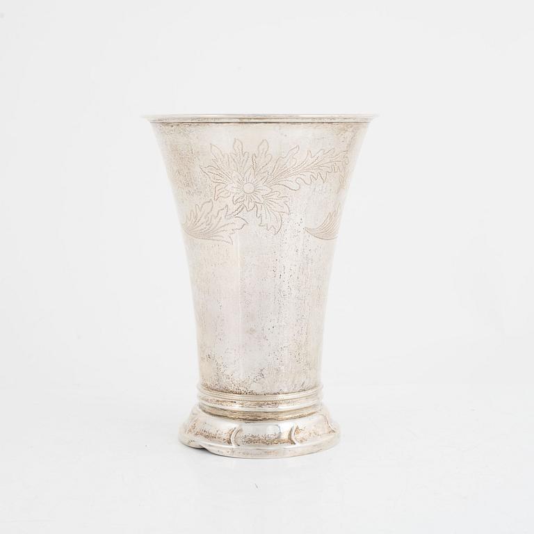 A Swedish silver beaker, mark of K. Anderson, Stockholm 1929.