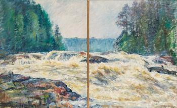 Mikko Oinonen, oil on canvas, signed and dated 1938.