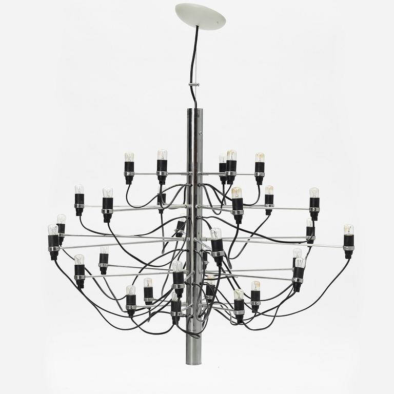 Gino Sarfatti, ceiling chandelier, model 2097/30, Flos, Italy.