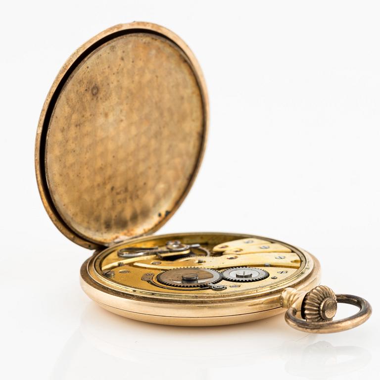 Pocket watch, hunter-case, 49 mm.