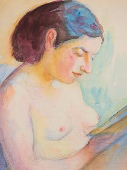 Isaac Grünewald, Woman reading.