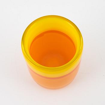 Erik Höglund, unik vas, Studioglas Strömbergshyttan, 1988.