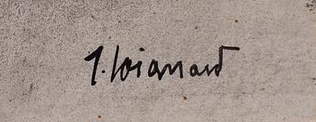 James Coignard, Composition with blue square.