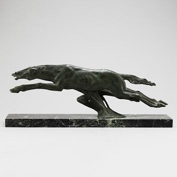 ALBERTO BAZZONI, Sculpture, bronze. Signed and mark.