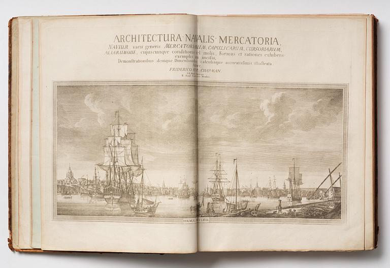 Fredrik Henrik af Chapman, ”Architectura navalis mercatoria”- Sweden's most impressive 18th-century work on shipbuilding.