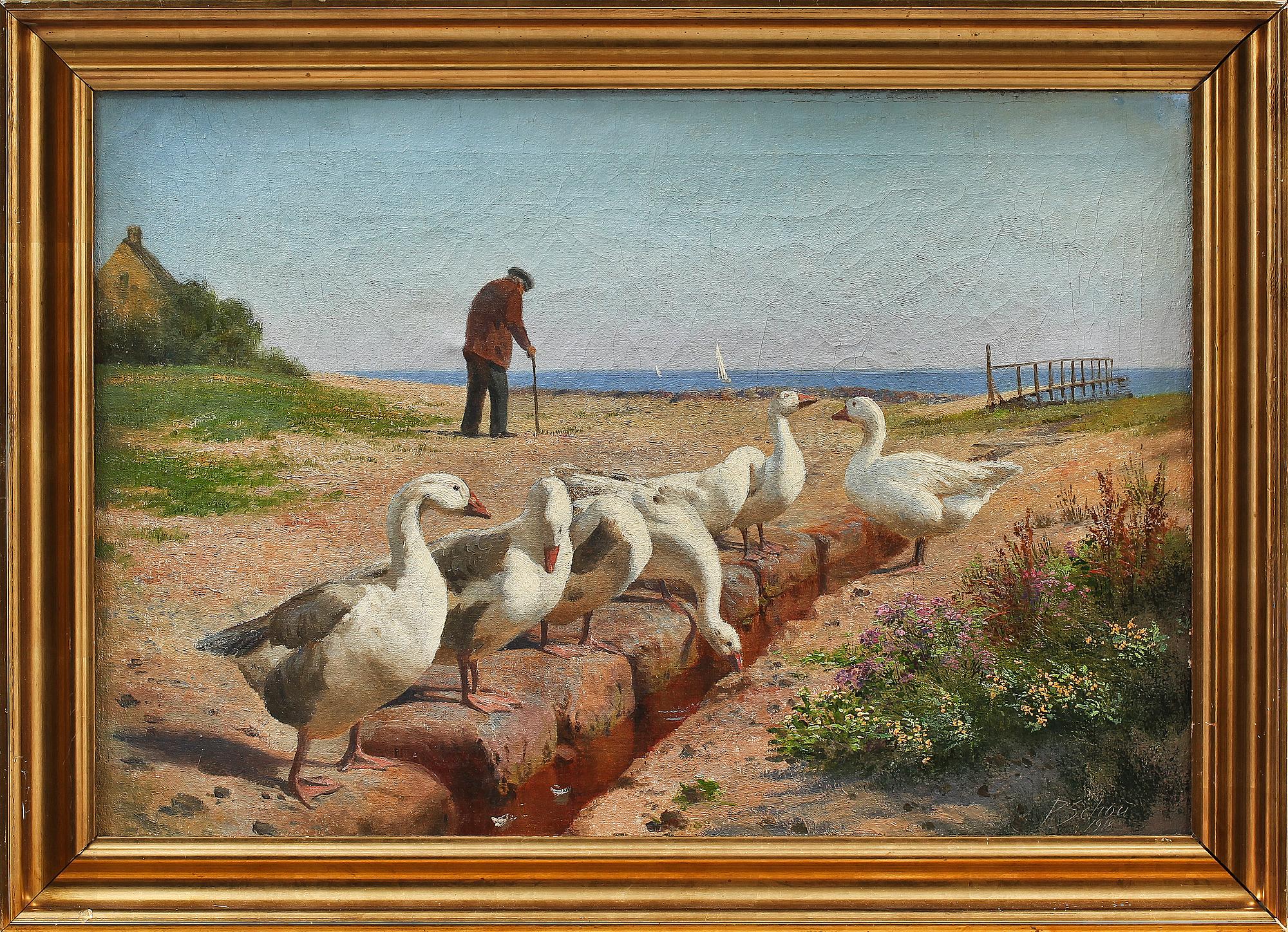 PETER JOHAN SCHOU , olja på duk, sign o dat 1918.