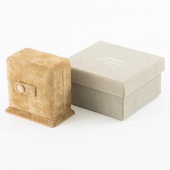 Hermès, table clock, 46 x 54 x 15 mm.