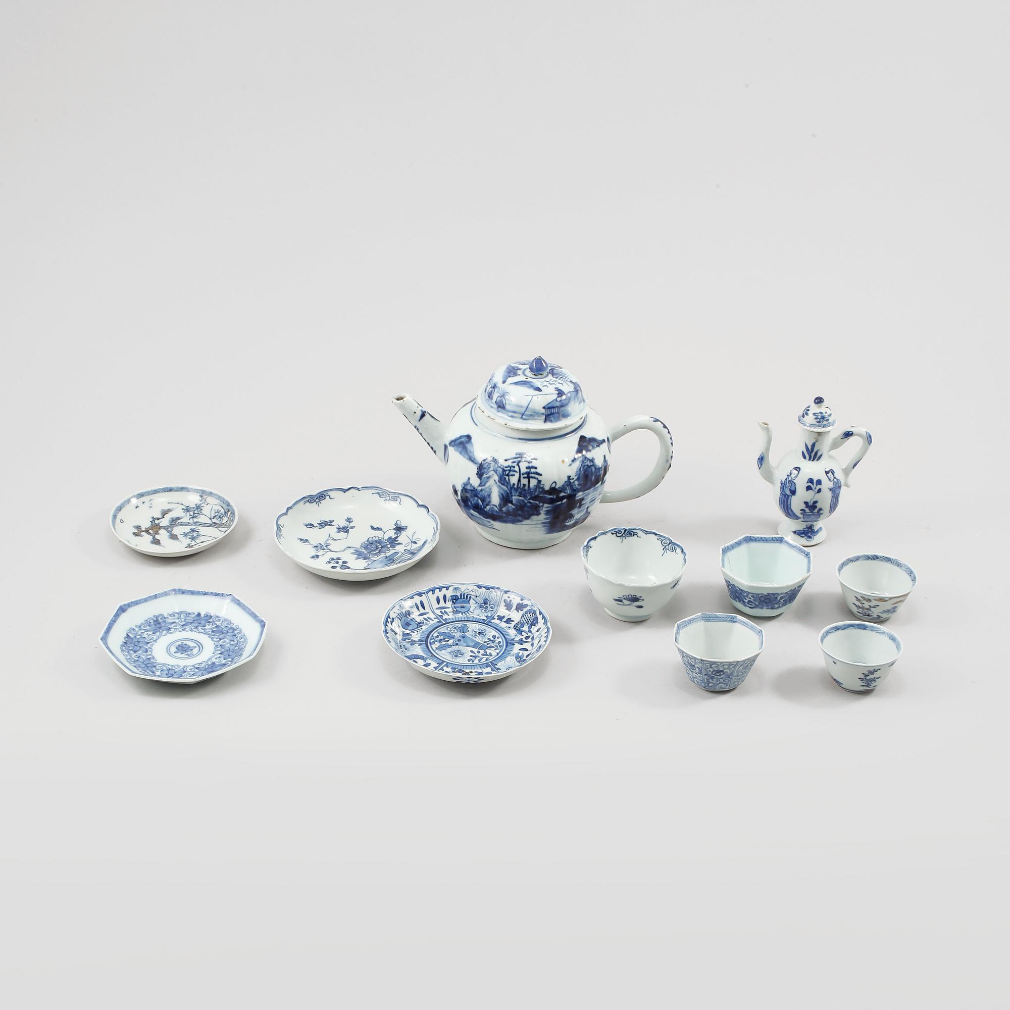 PARTI PORSLIN, Kina, 1700, 1800 och 1900-tal.