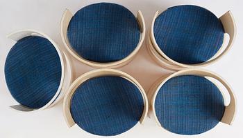 Arne Jacobsen, a 'Prepop' dining set, Asko, Finland, 1969.