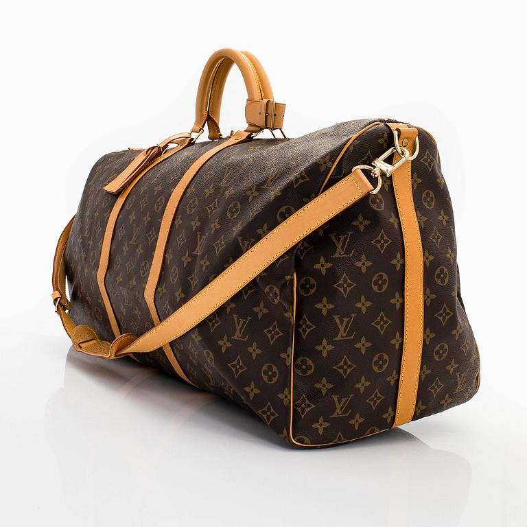 Louis Vuitton, viikonloppulaukku, "Keepall 60 Bandoulière".