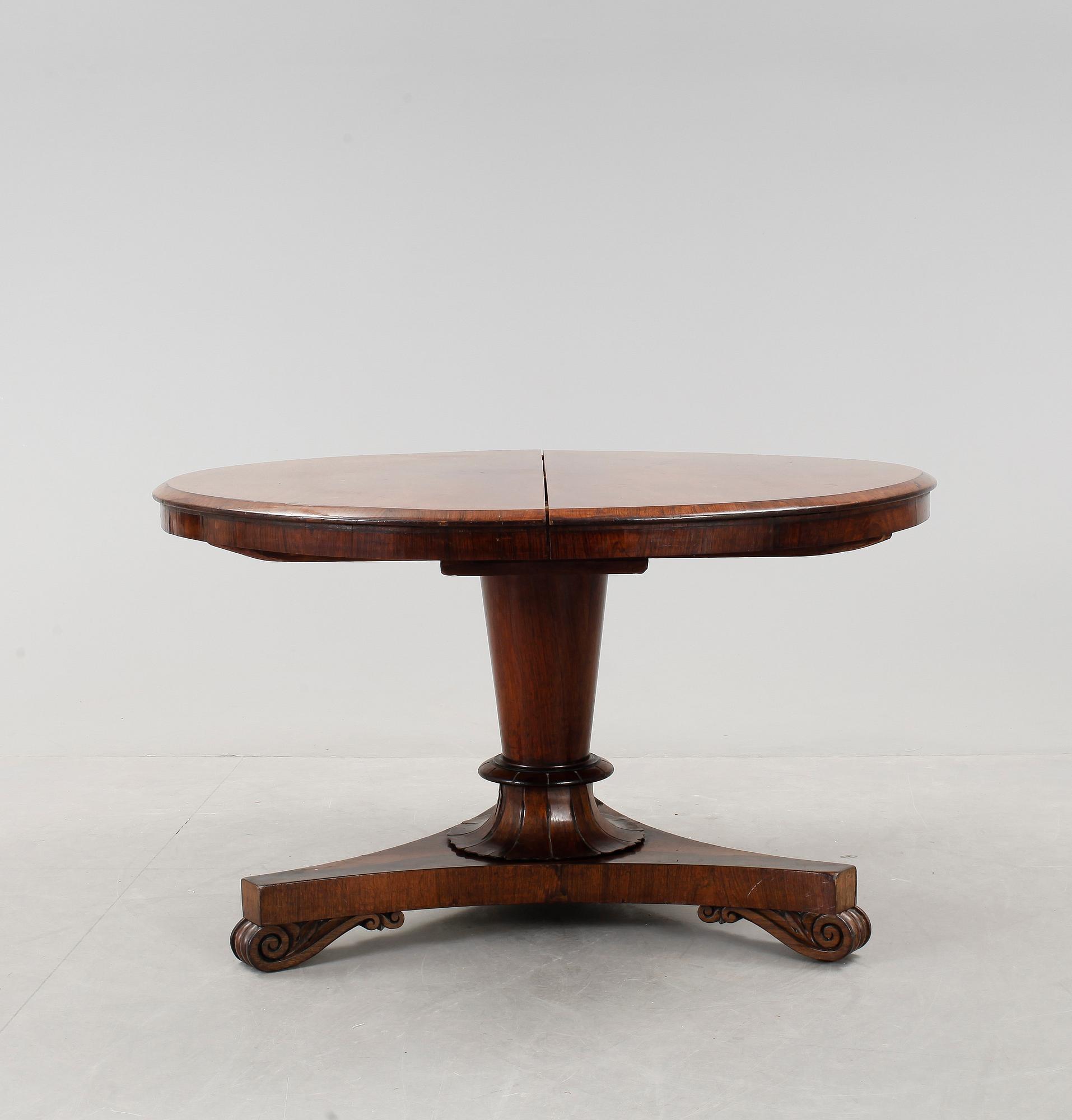 MATBORD, Empire, 1800-talets första hälft.