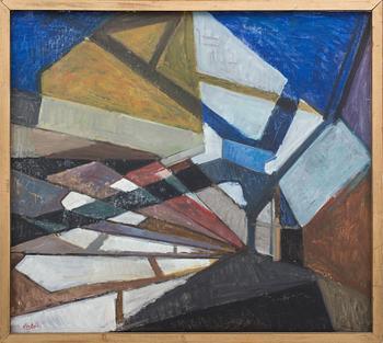 LEO REIS, olja på pannå, signerad.