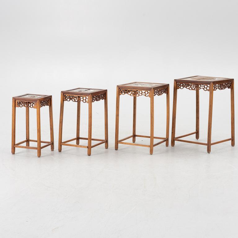 Satsbord, 4 delar, Kina, 1900-talets första hälft.