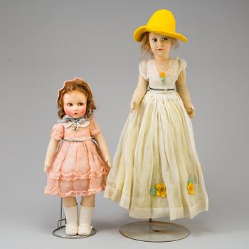 2 dolls from the 1920-30's.